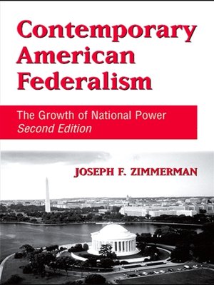 cover image of Contemporary American Federalism